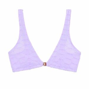 Savage x Fenty Matching Lavender Lace Bralette and panties